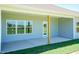 Covered back porch with access from the house at 110 Lemon Drop Ln, Franklinton, NC 27525