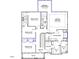 Second floor plan featuring primary bedroom and additional bedrooms at 207 Augusta Pond Way # 154, Raleigh, NC 27603