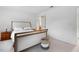 Bright bedroom with a comfortable bed and wooden nightstand at 1812 Orange Grove Rd # 101, Hillsborough, NC 27278