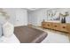 Comfortable bedroom with ample closet space and a calming aesthetic at 901 Myers Point Dr # 17, Morrisville, NC 27560