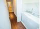 Convenient laundry room with washer and dryer included at 6220 Sweden Dr, Raleigh, NC 27612