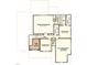 Upstairs floor plan with recreation room, 3 bedrooms, and two bathrooms at 5100 Grist Stone Way, Youngsville, NC 27596