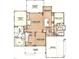One-story floor plan featuring an open concept kitchen, Gathering room, and dining room at 5100 Grist Stone Way, Youngsville, NC 27596