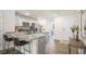 Modern kitchen with granite countertops and island at 131 Holmes Corner Dr, Smithfield, NC 27577