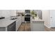 Modern kitchen with stainless steel appliances and granite countertops at 131 Holmes Corner Dr, Smithfield, NC 27577