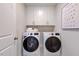 Bright laundry room with washer and dryer at 904 Delano Dr, Knightdale, NC 27545