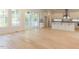 Hardwood floor living room with access to a deck or patio at 103 Brandy Ml, Pittsboro, NC 27312