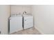 Convenient laundry room with washer and dryer included at 2117 Attend Xing, Fuquay Varina, NC 27526