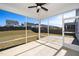 Screened porch overlooking the backyard and surrounding homes at 2117 Attend Xing, Fuquay Varina, NC 27526