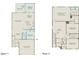 Two-story floorplan with 4 bedrooms and a loft at 2896 Huxley Way, Apex, NC 27502