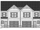 Two-story townhome with attached garages and attractive exterior at 132 S Mistflower St, Clayton, NC 27520