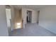 Upstairs hallway with carpeted flooring and access to bedrooms at 1071 Cherry Stem Rd, Haw River, NC 27258