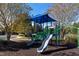 playground with slides and shade structure at 142 Brentfield Loop, Morrisville, NC 27560