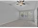 Bright bedroom with vaulted ceiling, three windows, and ceiling fan at 142 Brentfield Loop, Morrisville, NC 27560