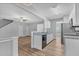 Updated kitchen with granite countertops and stainless steel appliances at 142 Brentfield Loop, Morrisville, NC 27560