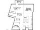 Floor plan showing a spacious condo layout at 222 Glenwood # 602, Raleigh, NC 27603
