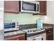 Well-equipped kitchen with stainless steel appliances at 222 Glenwood # 602, Raleigh, NC 27603