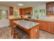 Spacious kitchen with granite countertops and stainless steel appliances at 178 Paceville Rd, Selma, NC 27576