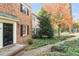 Brick front exterior with landscaping and walkway at 3738 Yorktown Pl, Raleigh, NC 27609
