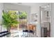 View of kitchen from dining area with pass-through counter at 3738 Yorktown Pl, Raleigh, NC 27609