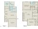Two-story home floor plan with 4 bedrooms and a loft at 2864 Huxley Way, Apex, NC 27502