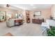 Casual dining area with a wooden cabinet and bar stools at 7435 Nc 581 Hwy # G, Kenly, NC 27542