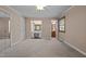 Primary bedroom showcasing built-in vanity and ensuite bathroom at 1355 Shamrock Dr, Burlington, NC 27215