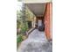 Covered patio with seating and brick walls at 1717 Martin Luther King Dr, Rocky Mount, NC 27801