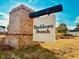 Brick sign welcoming residents to Buckhorn Branch at 32 Blue Iris Parkway, Clayton, NC 27520