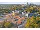 Aerial view of townhomes under construction at 1227 Shaw View Alley # 201, Raleigh, NC 27601