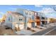 Row of townhouses with garages and private decks at 129 Pearl St # 6, Garner, NC 27529