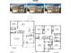 Two-story floor plan with 2-car garage and bedrooms at 246 Moore Creek Dr, Fuquay Varina, NC 27526
