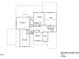 Second floor plan includes bonus room and bedrooms at 4332 Coldwater Springs Dr, Raleigh, NC 27616