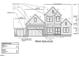 Front elevation of a two-story home with two-car garage at 4332 Coldwater Springs Dr, Raleigh, NC 27616