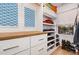 Well-organized closet with ample shelving and drawers at 117 S Bloodworth St, Raleigh, NC 27601