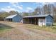 Two metal farm sheds at 739 Silk Hope Lindley Mill Rd, Siler City, NC 27344
