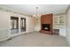 Bright dining room features a fireplace and built-in cabinetry at 739 Silk Hope Lindley Mill Rd, Siler City, NC 27344