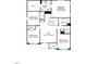 Upper floor plan with primary bedroom, loft, and three additional bedrooms at 6525 Winter Spring Dr, Wake Forest, NC 27587