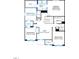 Upper floor plan with 4 bedrooms and 2 bathrooms at 504 Marthas View Way, Wake Forest, NC 27587