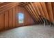 Unfinished bonus room with wood framing and window at 96 Abram Ct, Broadway, NC 27505
