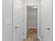 Laundry room with washer and dryer hookups and shelving at 96 Abram Ct, Broadway, NC 27505