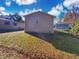 Rear view of a beige house with a yard at 1122 E Ellerbee St, Durham, NC 27704