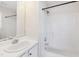 Full bathroom with tub/shower combo at 2129 Ventana Ln, Raleigh, NC 27604