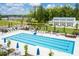 Resort-style pool with plenty of lounge chairs at 2215 Pitchfork Ln, Durham, NC 27713