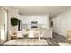 Modern eat-in kitchen with white cabinets and an island at 0 Hanover Dr, Sanford, NC 27330