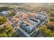 Aerial view of new townhomes and construction site at 1227 Shaw View Alley # 101, Raleigh, NC 27601