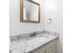 Updated bathroom with granite vanity and new fixtures at 1321 Dylan Heath Ct, Raleigh, NC 27608