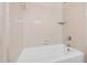 Simple bathroom with shower/tub combination at 1321 Dylan Heath Ct, Raleigh, NC 27608