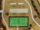 Aerial view of a community pickleball court at 1073 Channel Drop Lp, Zebulon, NC 27597