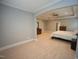 Spacious main bedroom with ample room for furniture and a large window at 3053 Thurman Dairy Loop, Wake Forest, NC 27587